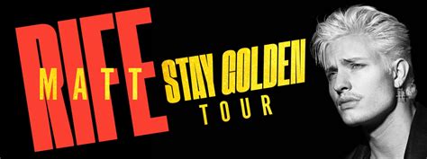 matt rife presale|Matt Rife: Stay Golden Tour 